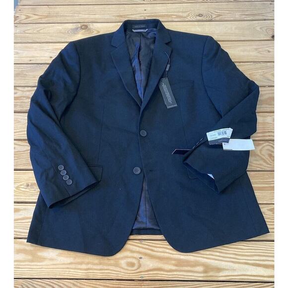 NWT $395 Marc New York Suit Jacket Size 42S Men’s Black Button Up